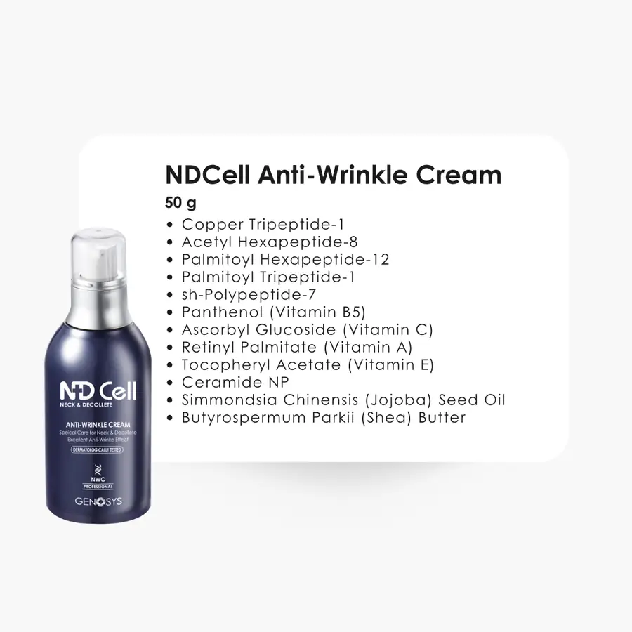 ND Cell Anti Wrinkle Cream NWC 50 ml