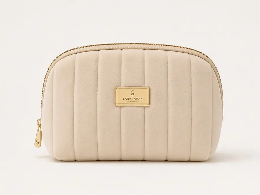 Sara Yaman Signature Velvet Beauty Bag