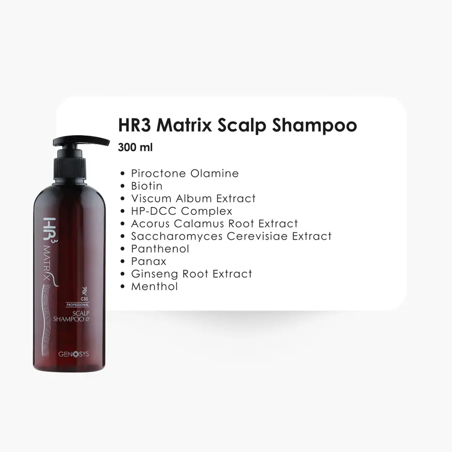 HR³ Hair Matrix Scalp Shampoo α CSS 300 ml