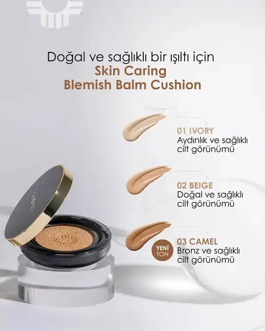 Skin Caring BB Cushion SPF50 CBC 15 g+15 g - Camel