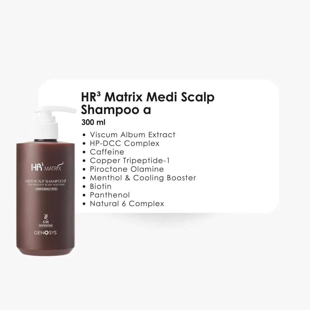 HR³ Matrix Medi Scalp Shampoo CHS 300 ml