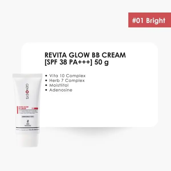 Revita Glow BB Cream VBC SPF38 50 ml - 01 Bright