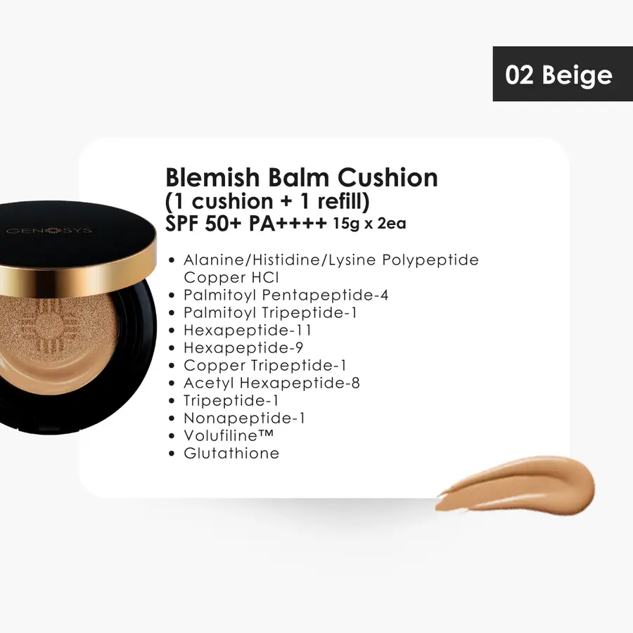 Skin Caring BB Cushion SPF50 CBC 15 g+15 g - Beige